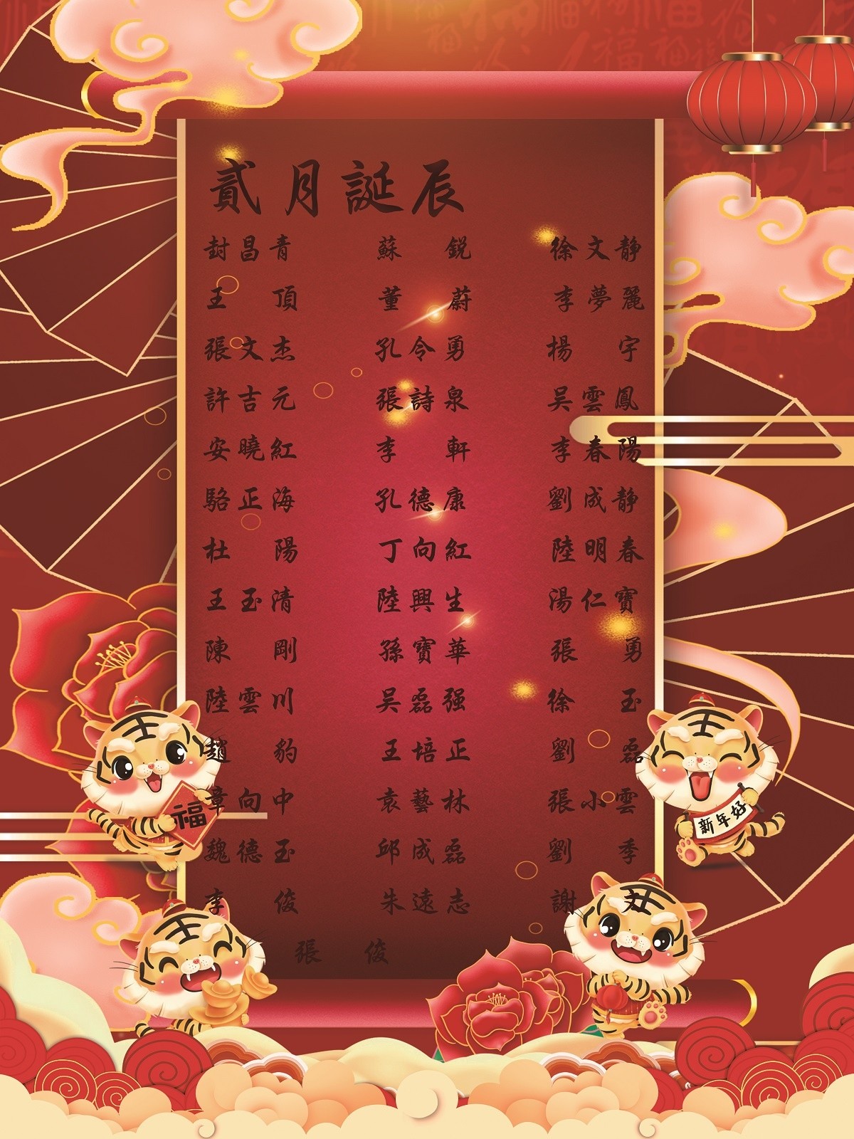 【生日祝?！抗ё?2月生日的員工生日快樂！